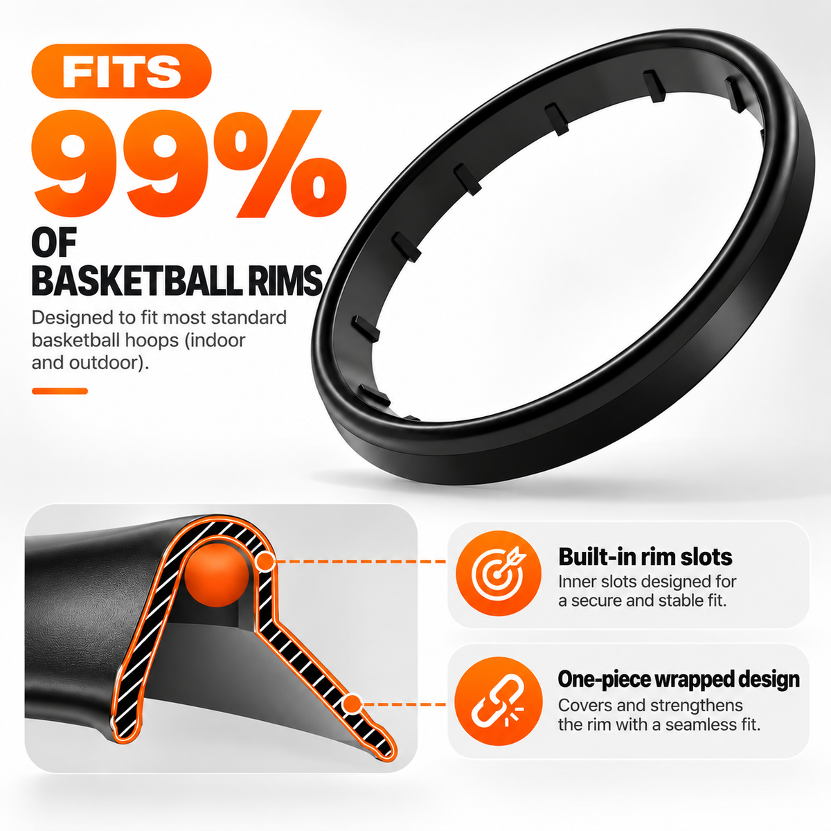 RimSnap™ Portable Basketball Net